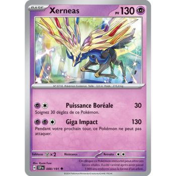 Item Xerneas - Reverse 88/191 - Ecarlate et Violet Etincelle Déferlante