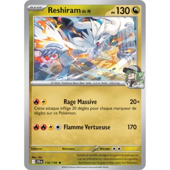 Item Reshiram de N - Reverse 116/159 - Ecarlate et Violet 9 Aventures Ensemble