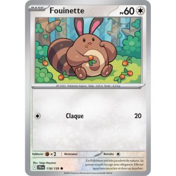Item Fouinette - Commune 118/159 - Ecarlate et Violet 9 Aventures Ensemble
