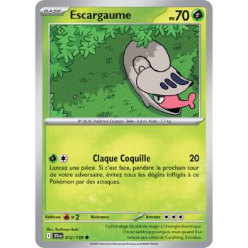 Item Escargaume - Commune 12/159 - Ecarlate et Violet 9 Aventures Ensemble