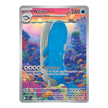 Wailord - Illustration Rare 162/159 - Ecarlate et Violet 9 Aventures Ensemble