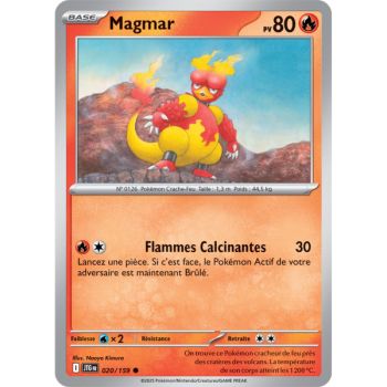 Item Magmar - Reverse 20/159 - Ecarlate et Violet 9 Aventures Ensemble
