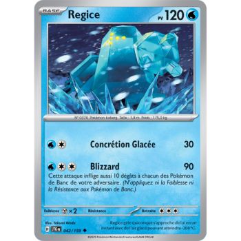 Item Regice - Reverse 42/159 - Ecarlate et Violet 9 Aventures Ensemble