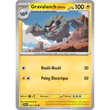 Item Gravalanch d’Alola - Commune 45/159 - Ecarlate et Violet 9 Aventures Ensemble