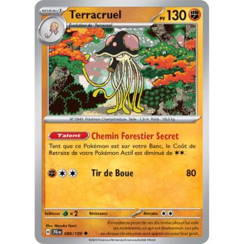 Item Terracruel - Peu Commune 89/159 - Ecarlate et Violet 9 Aventures Ensemble