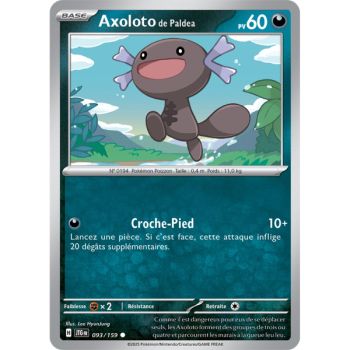 Item Axoloto de Paldea - Commune 93/159 - Ecarlate et Violet 9 Aventures Ensemble