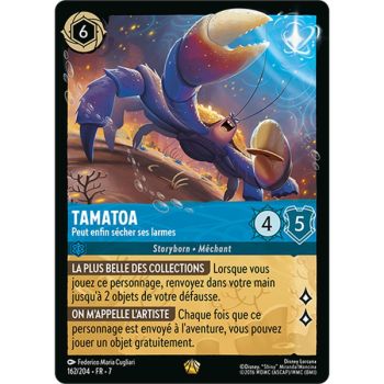Item Tamatoa, Peut enfin sécher ses larmes brillante - 162/204 - ARI - L'Ile d'Archazia - brillante - Français