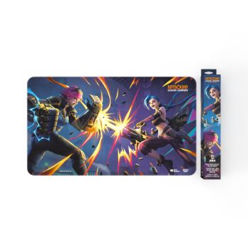 Tapis de Jeu - Vi vs Jinx - Riftbound League of Legends TCG - Set 4 Vendetta - Scellé