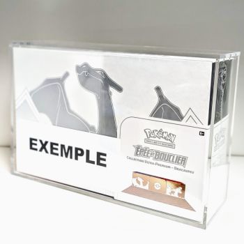 Item Treasurewise - Boîte de protection Plexiglass pour UPC Coffret Ultra Premium Pokémon Dracaufeu