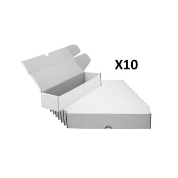 Item Treasurewise - Lot de 10 Boites de Rangement 1000 Cartes Pliable