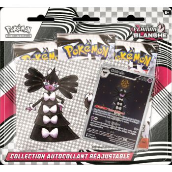 photo Tri-Pack - 3 Boosters - Collection Autocollant : Siderella - Écarlate et Violet : Flamme Blanche - [SV10.5 - EV10.5] - Pokémon - FR