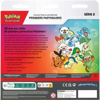 Tri-Pack - 3 Boosters - Collection Illustration Premiers Partenaires - Série 2 - Pokémon - FR