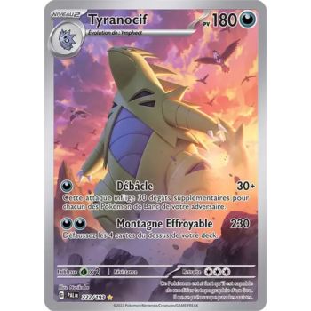 Item Tyranocif - Illustration Rare 222/193 - Ecarlate et Violet Evolution à Paldea