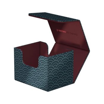 Item Ultimate Guard - Sidewinder 100+ - Seigaiha - Bleu foncé/Rouge foncé