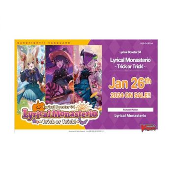 photo Vanguard will+Dress - Display - Boite de 16 Boosters - D-LBT04 Lyrical Monasterio Trick or Trick! - EN