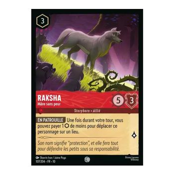 Item Raksha, Mère sans peur - 107/204 - WHW - Lueurs dans les Profondeurs - Brillante - Premium - Français