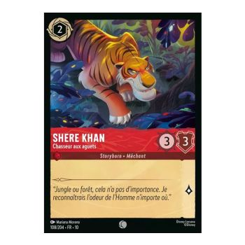 Item Shere Khan, Chasseur aux aguets - 108/204 - WHW - Lueurs dans les Profondeurs - Commune - Français