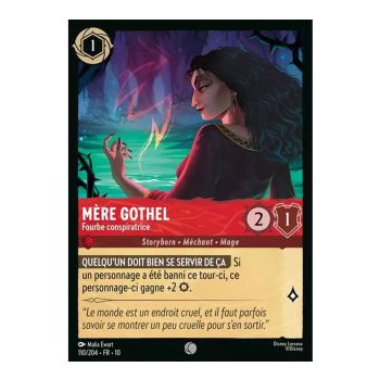Item Mère Gothel, Fourbe conspiratrice - 110/204 - WHW - Lueurs dans les Profondeurs - Brillante - Premium - Français