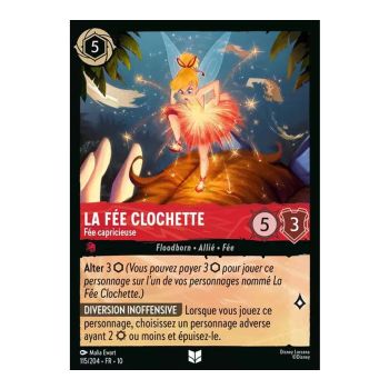 Item La Fée Clochette, Fée capricieuse - 115/204 - WHW - Lueurs dans les Profondeurs - Peu Commune - Français