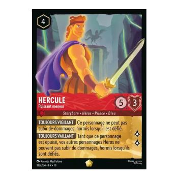Item Hercule, Puissant meneur - 118/204 - WHW - Lueurs dans les Profondeurs - Brillante - Premium - Français
