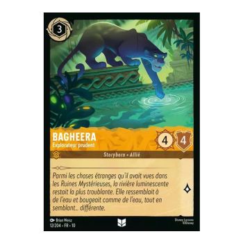 Item Bagheera, Explorateur prudent - 12/204 - WHW - Lueurs dans les Profondeurs - Brillante - Premium - Français