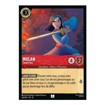 Item Mulan, Tenant bon - 126/204 - WHW - Lueurs dans les Profondeurs - Brillante - Premium - Français