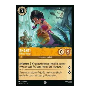 Item Shanti, Fille du village - 13/204 - WHW - Lueurs dans les Profondeurs - Brillante - Premium - Français