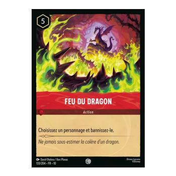 Item Feu du Dragon - 133/204 - WHW - Lueurs dans les Profondeurs - Brillante - Premium - Français