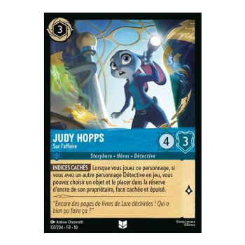 Item Judy Hopps, Sur l'affaire - 137/204 - WHW - Lueurs dans les Profondeurs - Brillante - Premium - Français