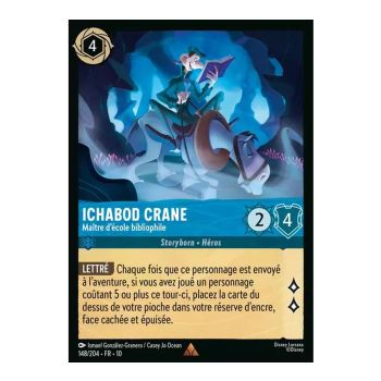 Item Ichabod Crane, Maître d'école bibliophile - 148/204 - WHW - Lueurs dans les Profondeurs - Brillante - Premium - Français