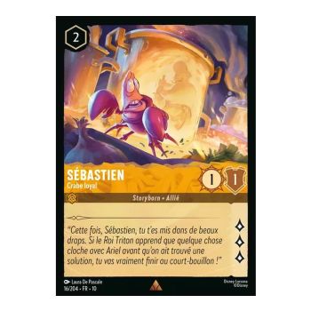 Item Sébastien, Crabe loyal - 16/204 - WHW - Lueurs dans les Profondeurs - Brillante - Premium - Français