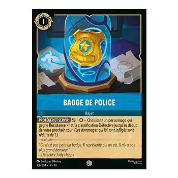 Item Badge de police - 166/204 - WHW - Lueurs dans les Profondeurs - Commune - Français