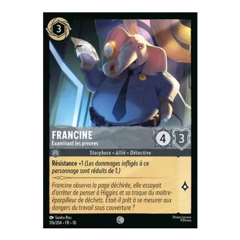 Item Francine, Examinant les preuves - 176/204 - WHW - Lueurs dans les Profondeurs - Brillante - Premium - Français