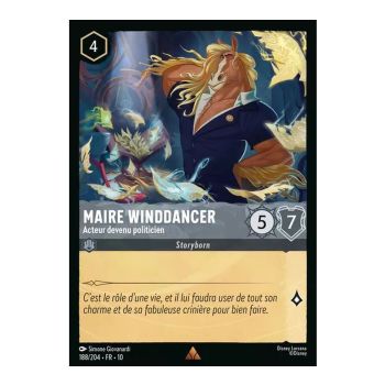 Item Maire Winddancer, Acteur devenu politicien - 188/204 - WHW - Lueurs dans les Profondeurs - Brillante - Premium - Français