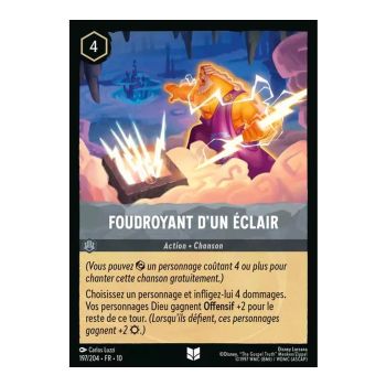 Item Foudroyant d'un éclair - 197/204 - WHW - Lueurs dans les Profondeurs - Brillante - Premium - Français