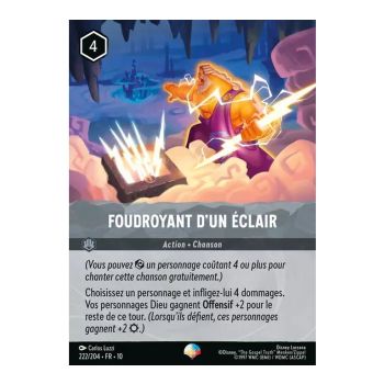 Item Foudroyant d'un éclair - 222/204 - WHW - Lueurs dans les Profondeurs - Épique - Français