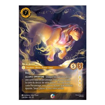 Item Simba, Roi en devenir - 224/204 - WHW - Lueurs dans les Profondeurs - Enchantée - Français