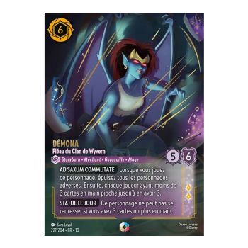 Item Démona, Fléau du Clan de Wyvern - 227/204 - WHW - Lueurs dans les Profondeurs - Enchantée - Français