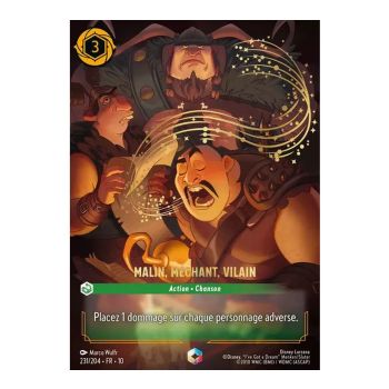 Item Malin, méchant, vilain - 231/204 - WHW - Lueurs dans les Profondeurs - Enchantée - Français