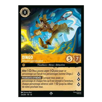 Item Dingo, Détective pas très privé - 24/204 - WHW - Lueurs dans les Profondeurs - Super Rare - Français