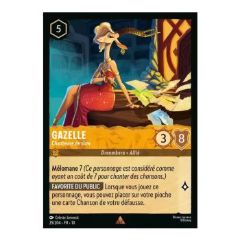 Item Gazelle, Chanteuse de slow - 25/204 - WHW - Lueurs dans les Profondeurs - Brillante - Premium - Français