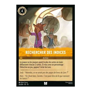 Item Rechercher des indices - 26/204 - WHW - Lueurs dans les Profondeurs - Peu Commune - Français