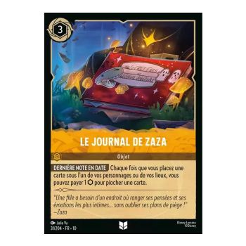 Item Le journal de Zaza - 31/204 - WHW - Lueurs dans les Profondeurs - Brillante - Premium - Français