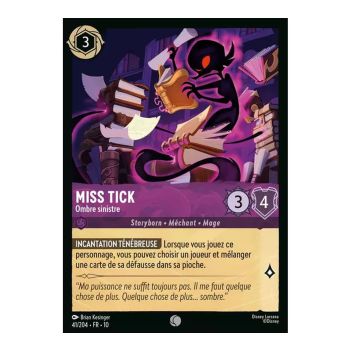 Item Miss Tick, Ombre sinistre - 41/204 - WHW - Lueurs dans les Profondeurs - Commune - Français