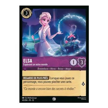 Item Elsa, Explorant un autre monde - 45/204 - WHW - Lueurs dans les Profondeurs - Brillante - Premium - Français