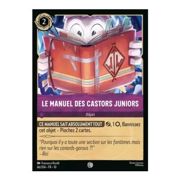 Item Le Manuel des Castors Juniors - 66/204 - WHW - Lueurs dans les Profondeurs - Brillante - Premium - Français