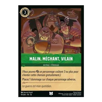 Item Malin, méchant, vilain - 97/204 - WHW - Lueurs dans les Profondeurs - Brillante - Premium - Français