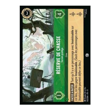 Item Réserve de chasse, Terrain protégé - 102/204 - WIN - Givresort - Brillante - Premium - Français