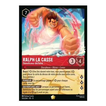Item Ralph la Casse, Démolisseur déchaîné - 103/204 - WIN - Givresort - Légendaire - Français