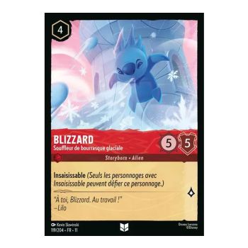 Item Blizzard, Souffleur de bourrasque glaciale - 119/204 - WIN - Givresort - Peu Commune - Français